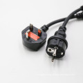 UC INMETRO Approval 2 Pin 0.75mm2 Stripped Female Connector AC Electric Cable Brazil Power Cord